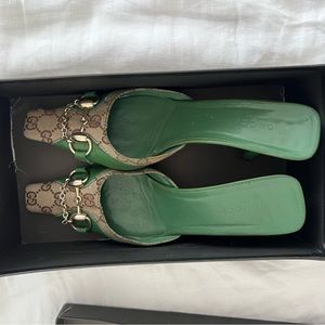 Vintage gucci kitten heels